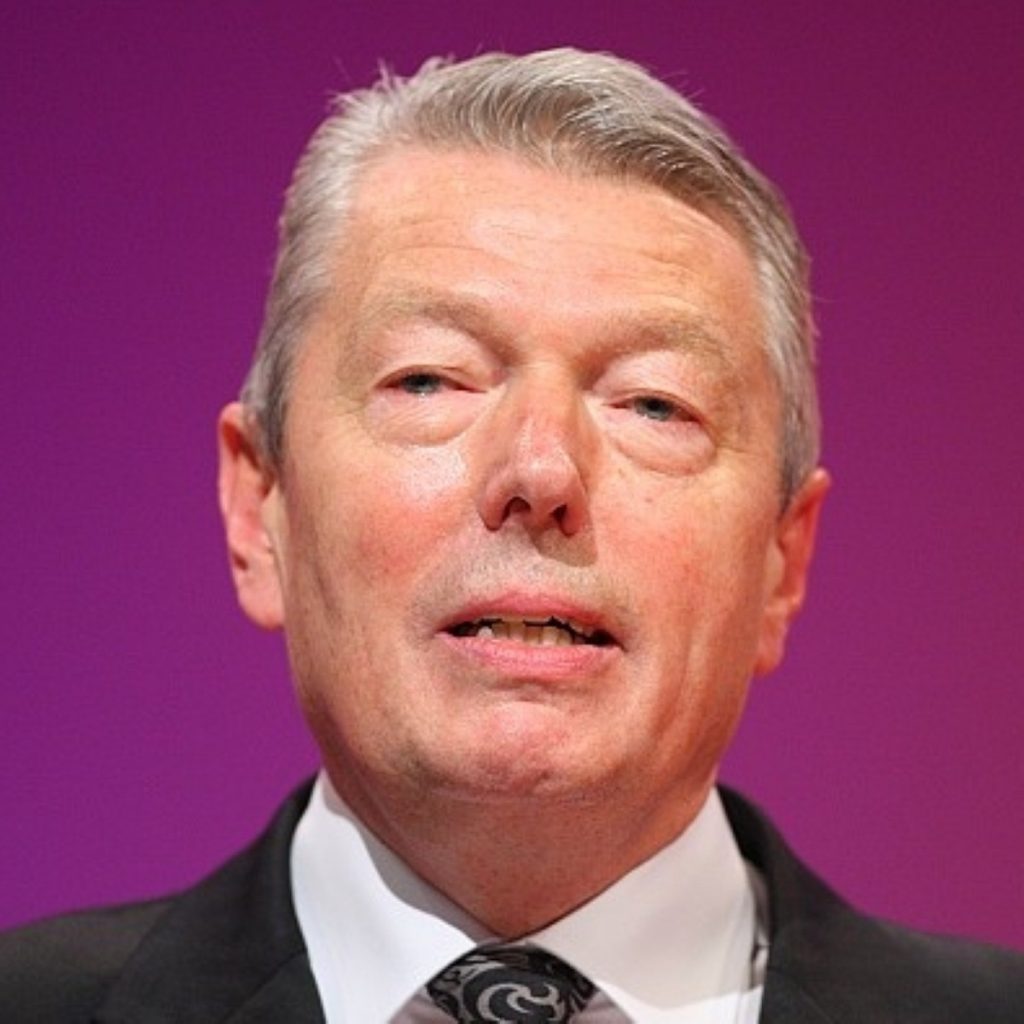Alan Johnson, home secretary