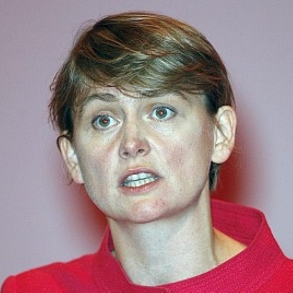 Cooper, shadow home secretary, pledges no privatisation of the police