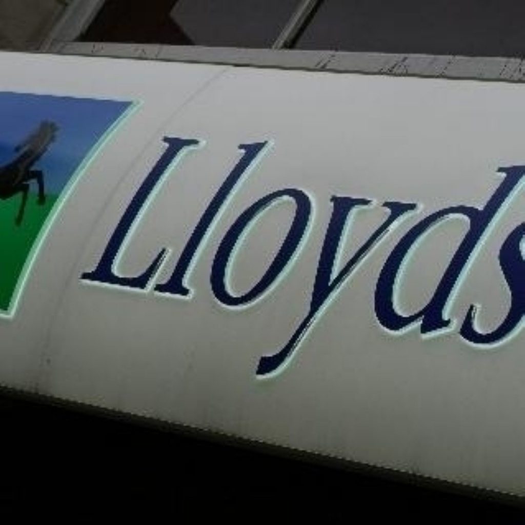Lloyds Banking Group announced a loss of £4 billion in the first six months of this year
