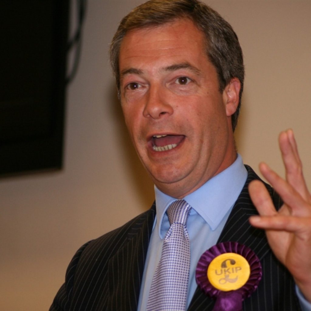Nigel farage wasn't happy about the Oldham by-election result