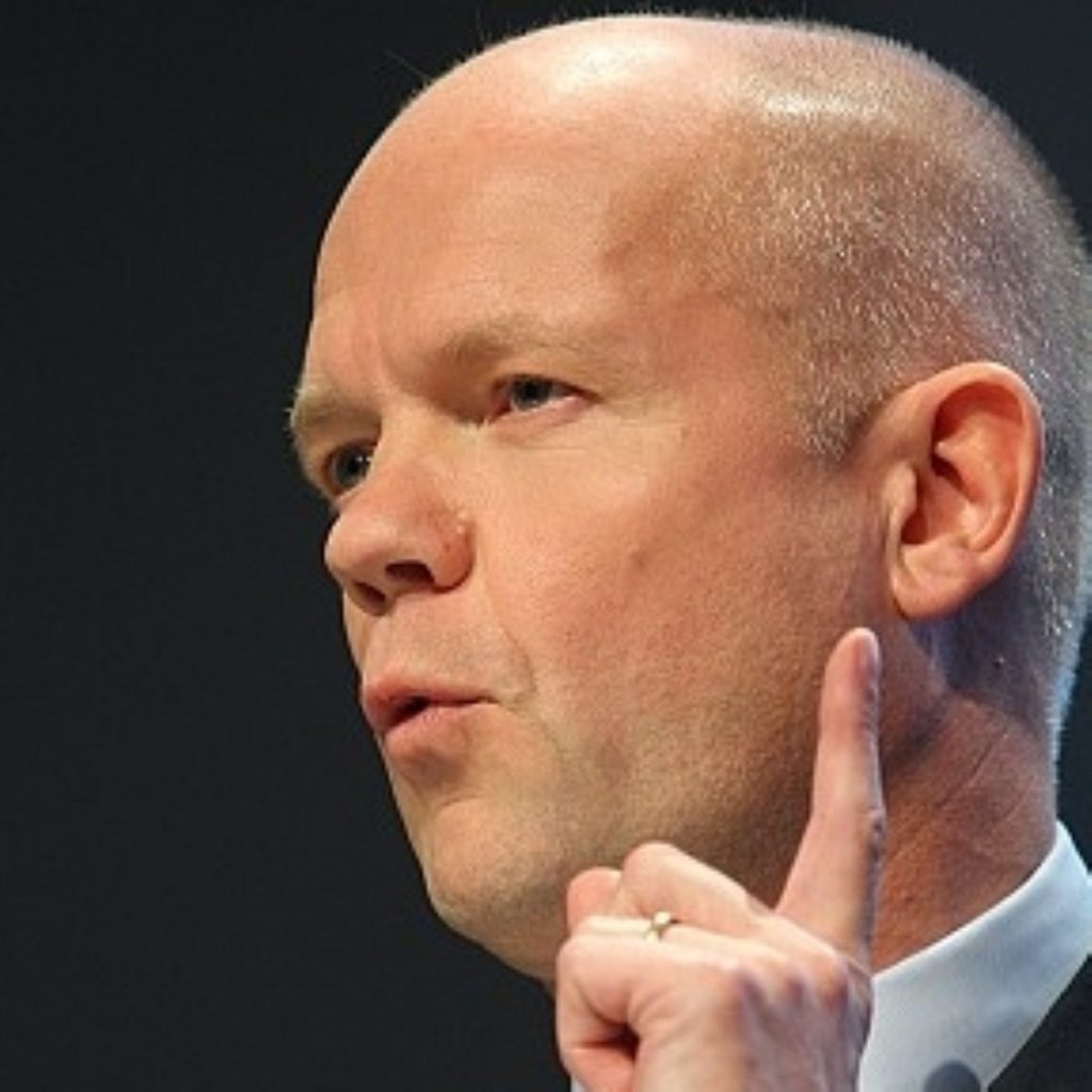 Hague says nothing should be off the table when it comes to stopping violence in Syria
