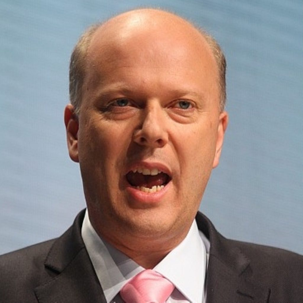 Chris Grayling was shadow home secretary prior to the election