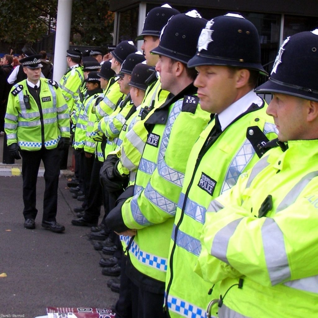 Police forces face 20% cuts over the next three years.