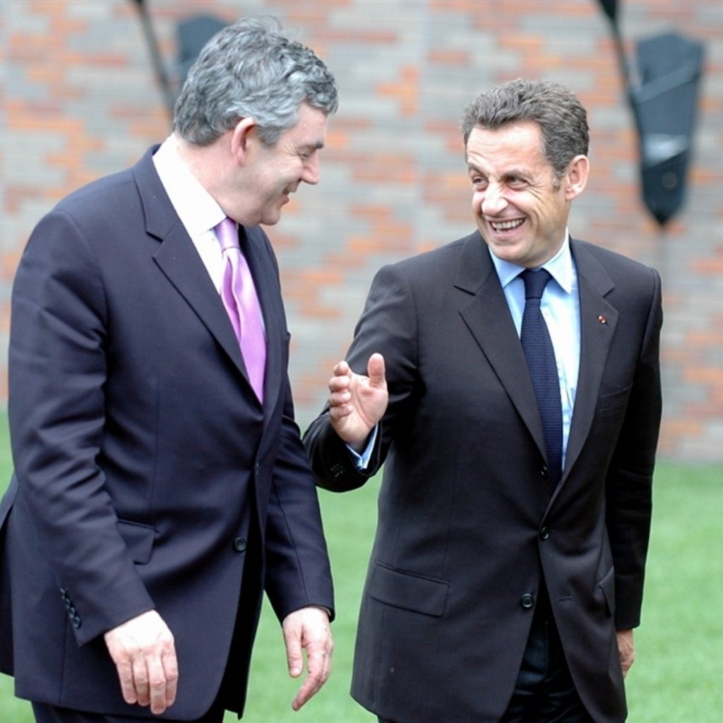 Brown and Sarkozy have a healthy relationship but closer links between London and Paris may emerge from the green paper