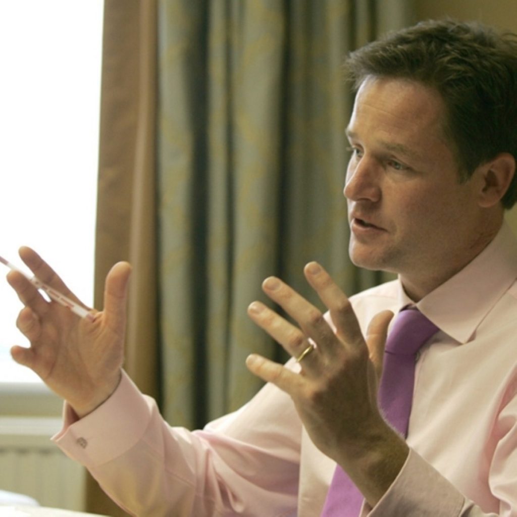 Nick Clegg demands £10bn deficit repayment