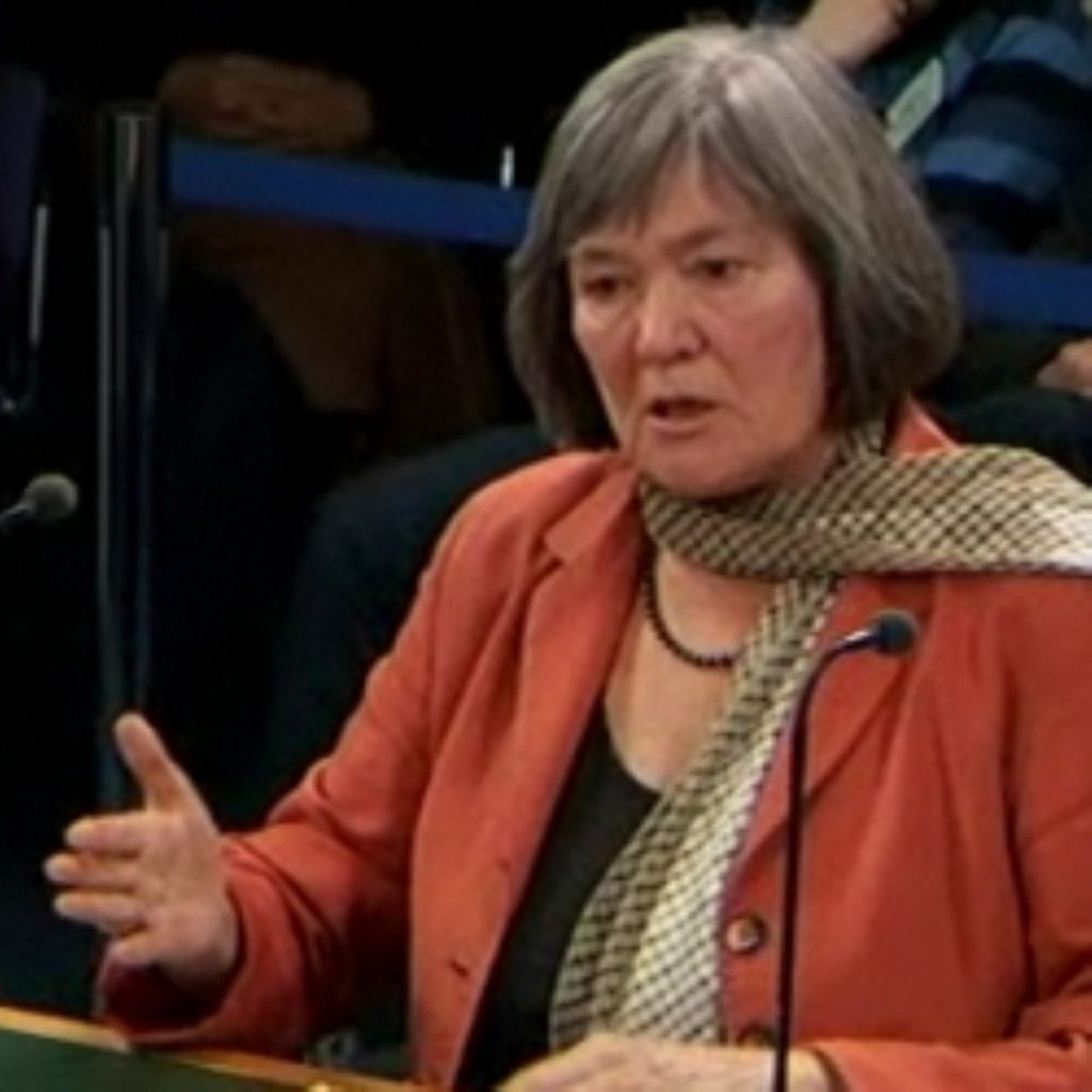 Clare Short giving evidence to the Iraq inquiry today