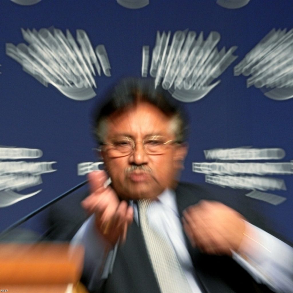Pervez Musharraf, no longer president of Pakistan
