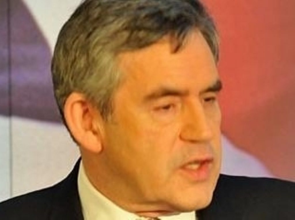 Gordon Brown says he would not quit if Labour failed to win the general election