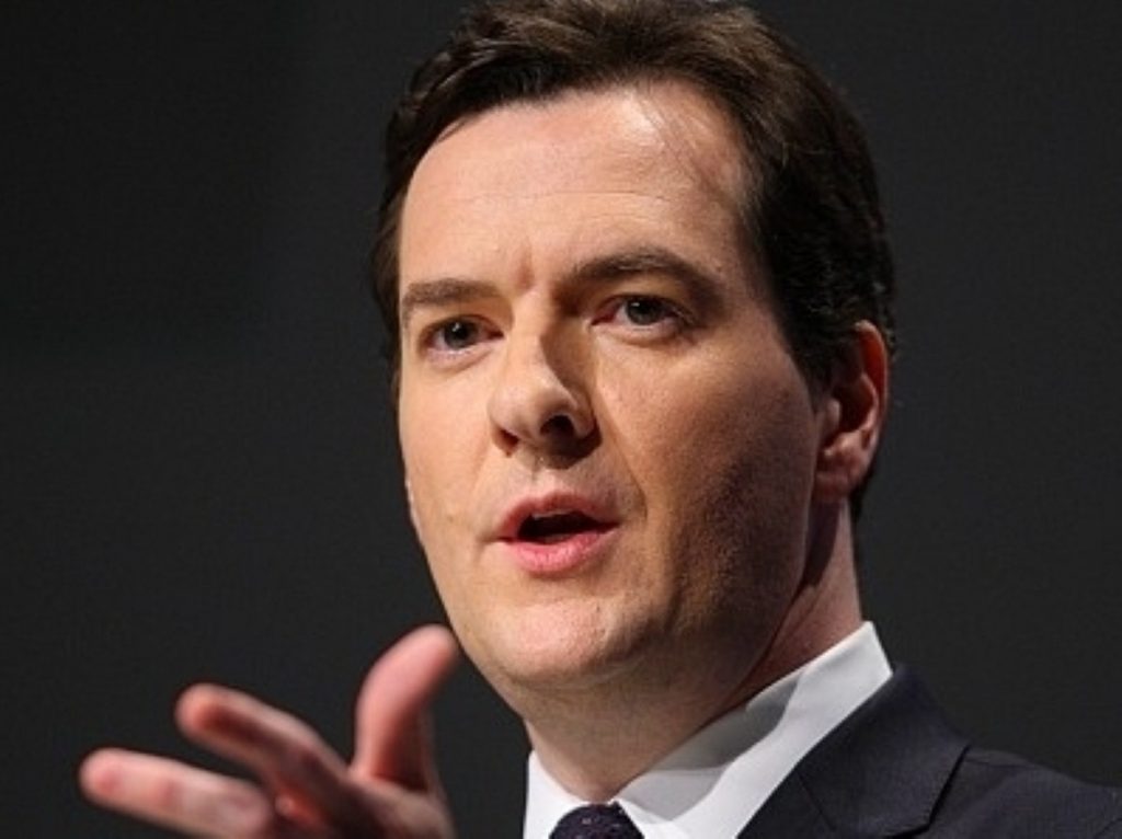 Osborne made his first major speech as chancellor last night