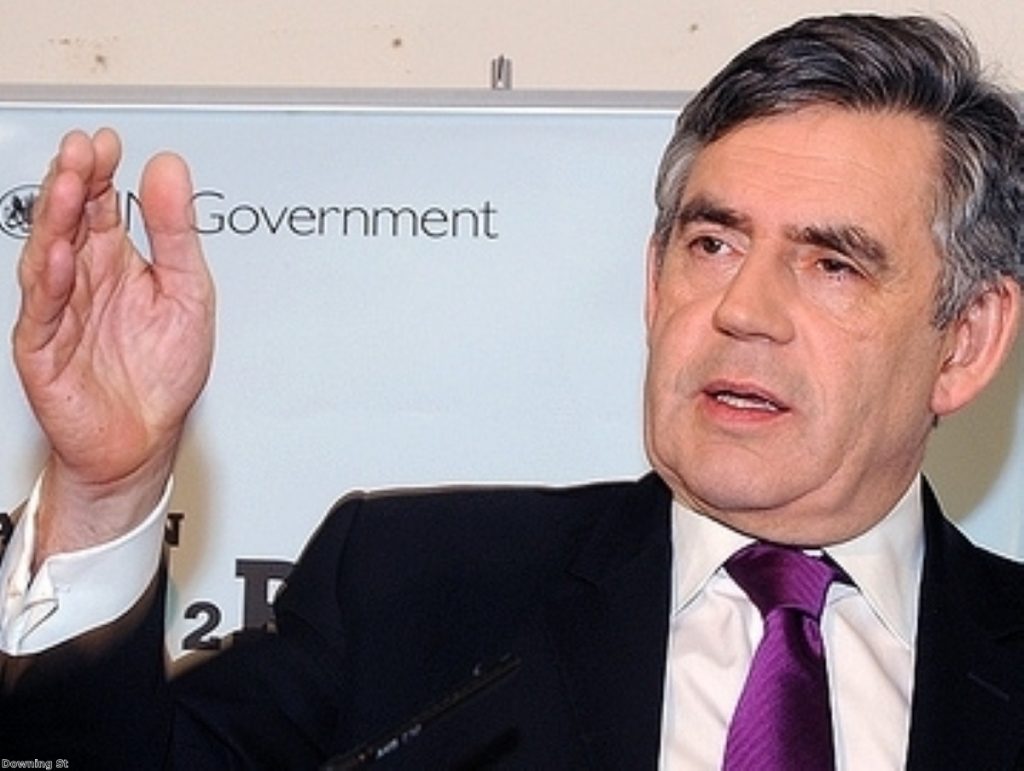 Passion: Gordon Brown's speech to a CitizensUK event was well received