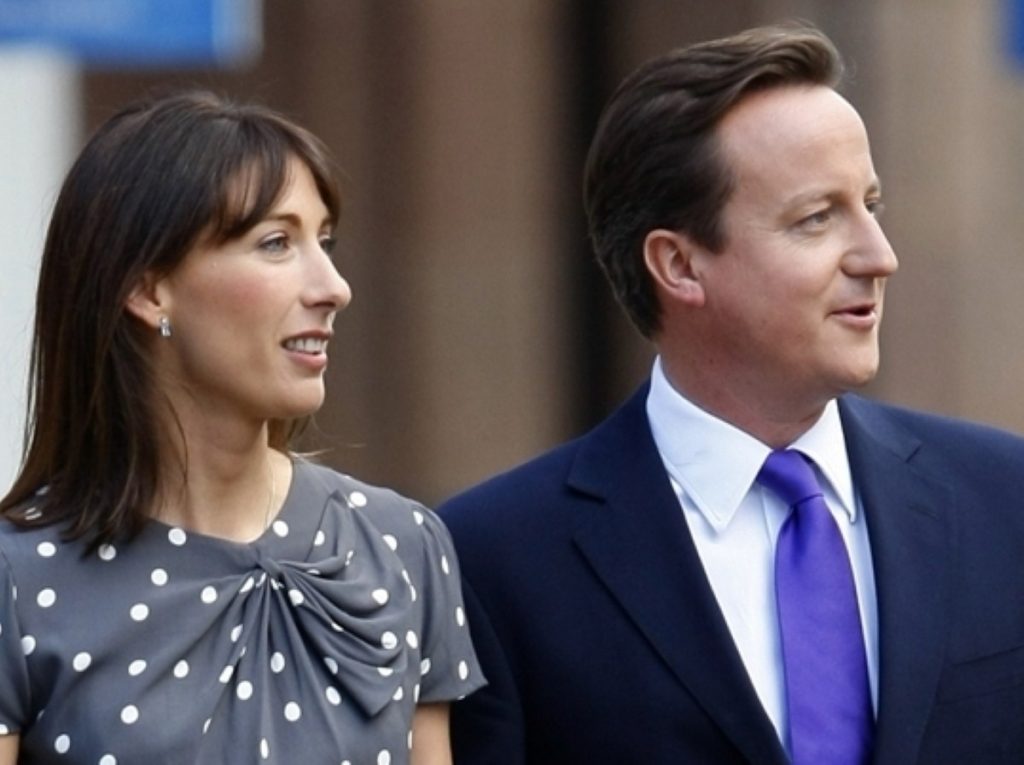David Cameron's wie, Samantha, will be helping her husband's campaign.