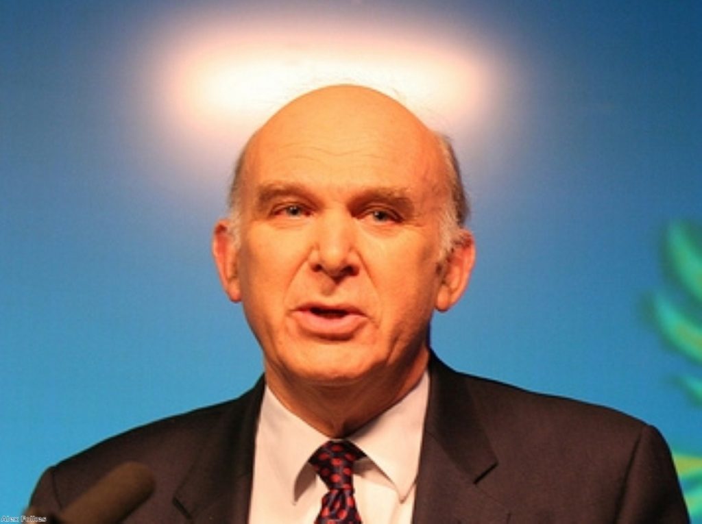 Vince Cable saintly status seems to be rebuilding