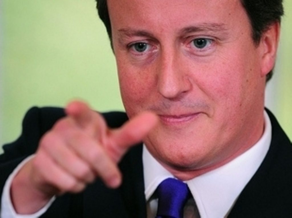 David Cameron said a hung parliament could affect the economy