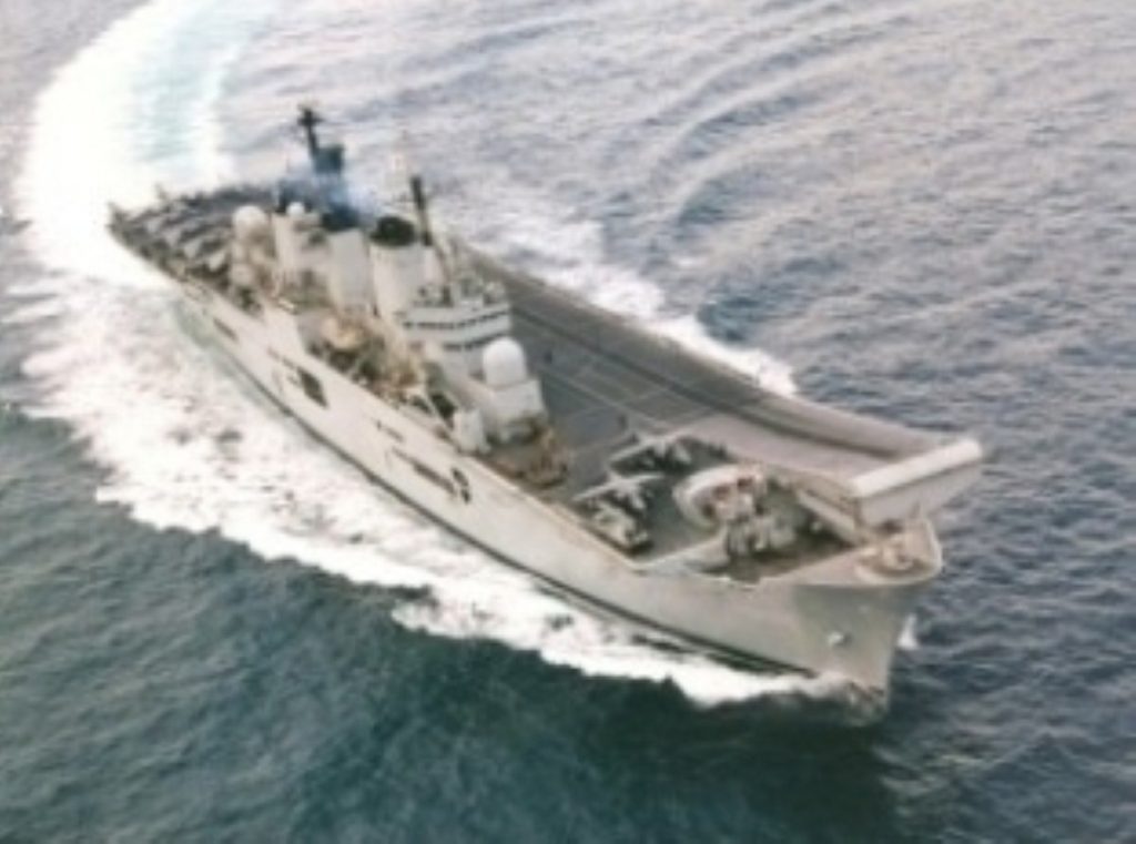 Britain's naval forces could soon be sharing the task with the French