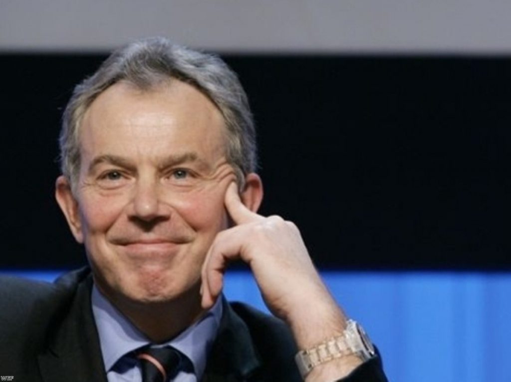 Tony Blair back on the campaign trail
