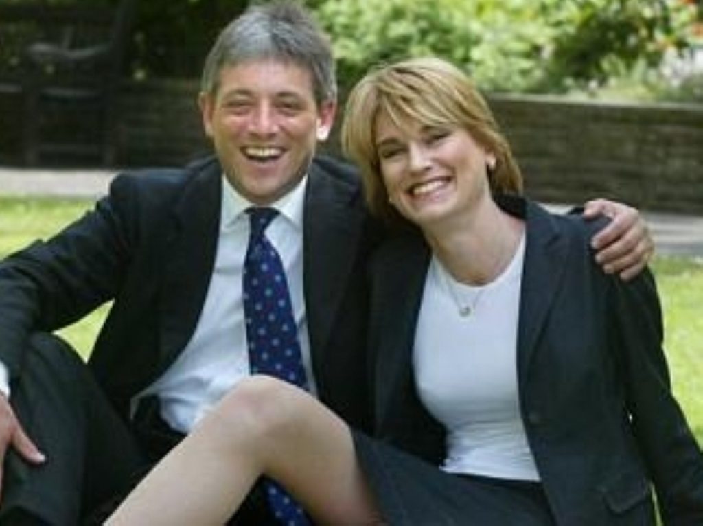 Sally and John Bercow are a controversial couple in Westminster.