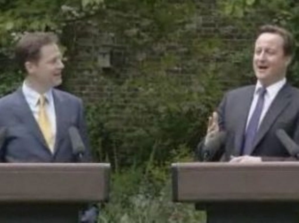 The Cameron Clegg coalition has caused hope and disappointment