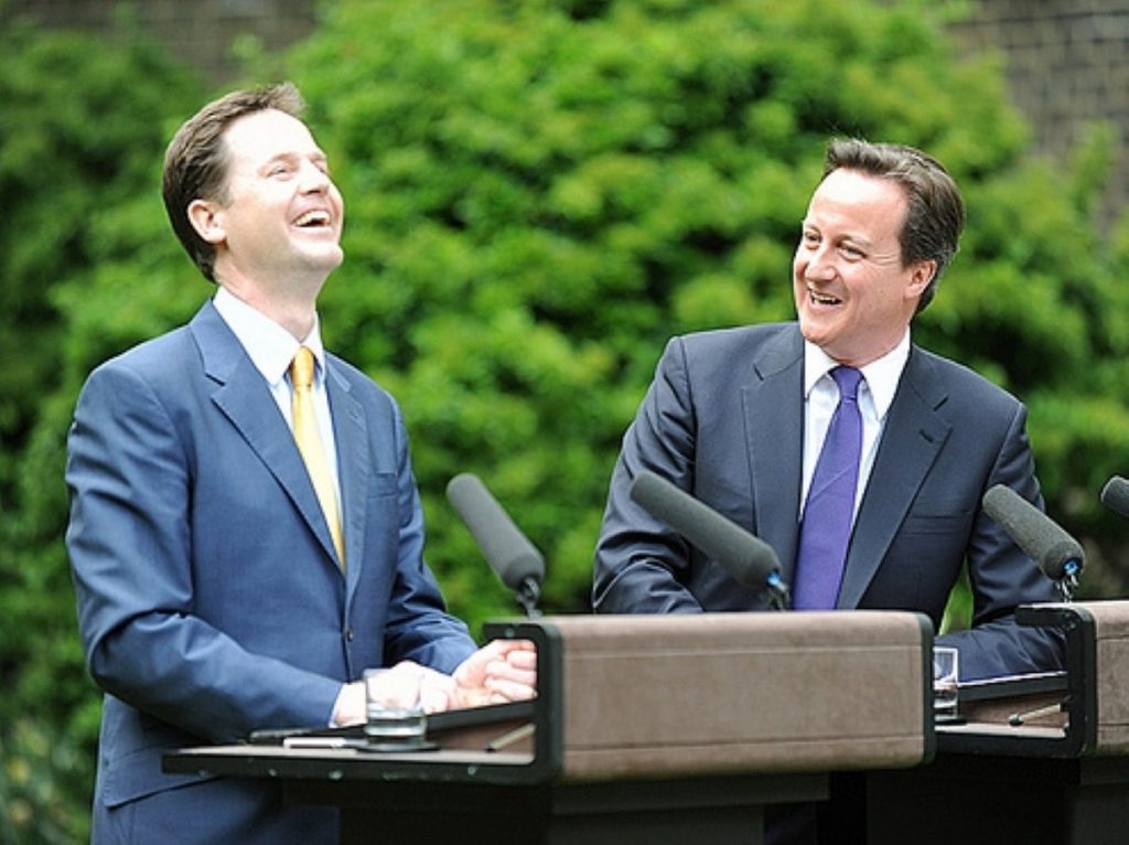 Nick Clegg and David Cameron's 'brokeback coalition'