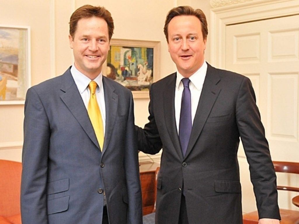 Clegg is holding the fort this fortnight