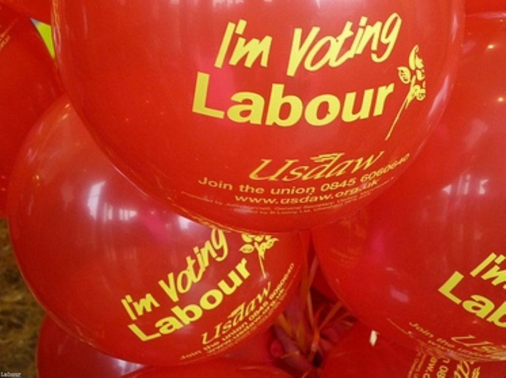 The bubble/balloon has burst for Labour
