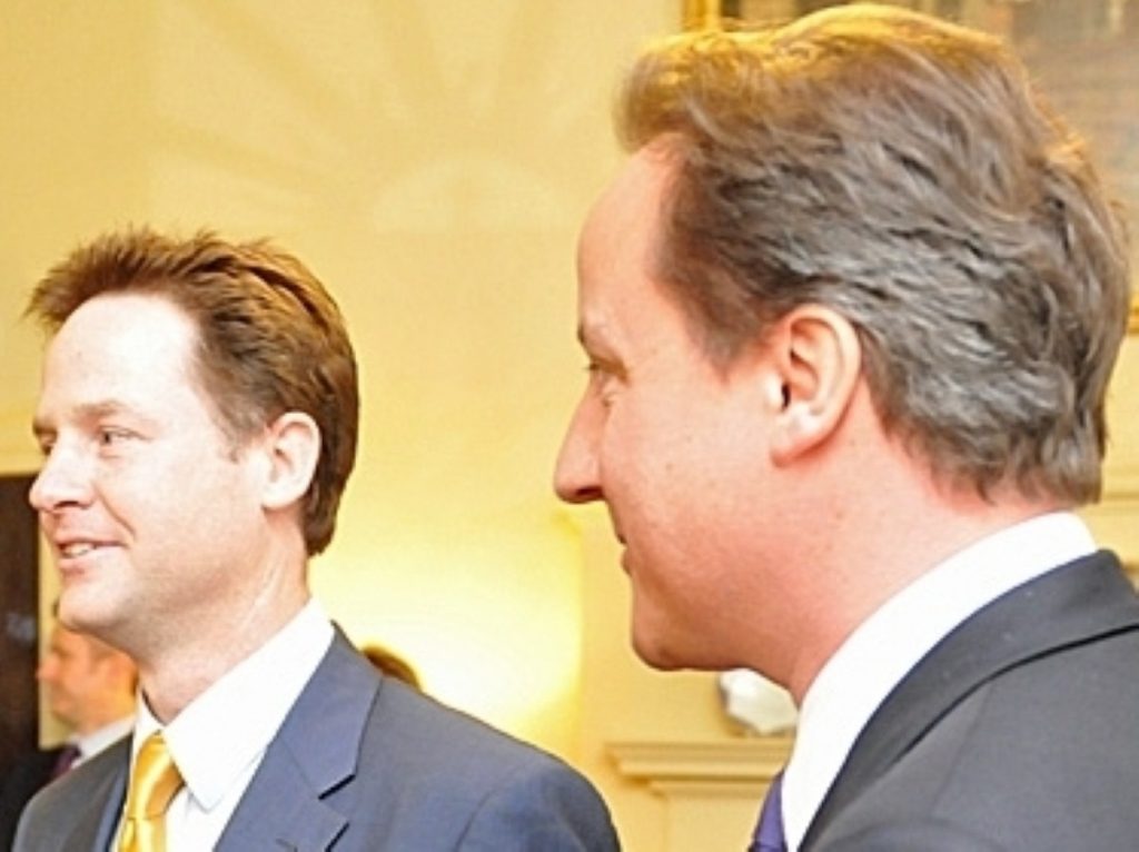 Clegg and Cameron reveal their programme for government today