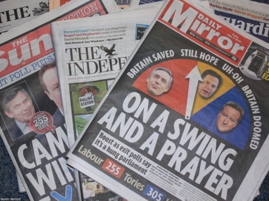 Newspapers were regularly churning out opinion polls this election - but they do have an agenda