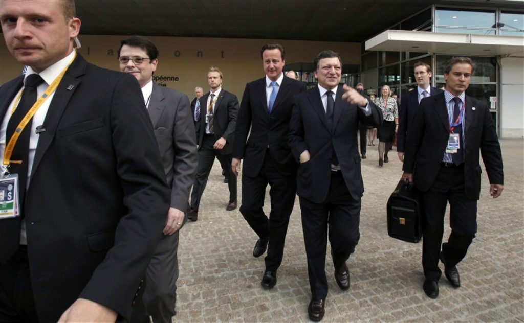 David Cameron and Jose Manuel Barroso: A tense relationship at the best of times 