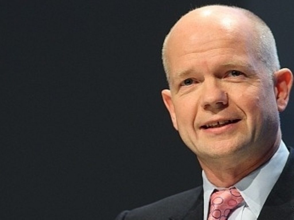 Hague: 'This is a time of opportunity in the Middle East'