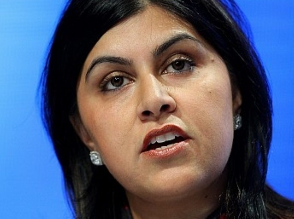 Baroness Warsi sought to capitalise on the uproar surrounding the publication of 