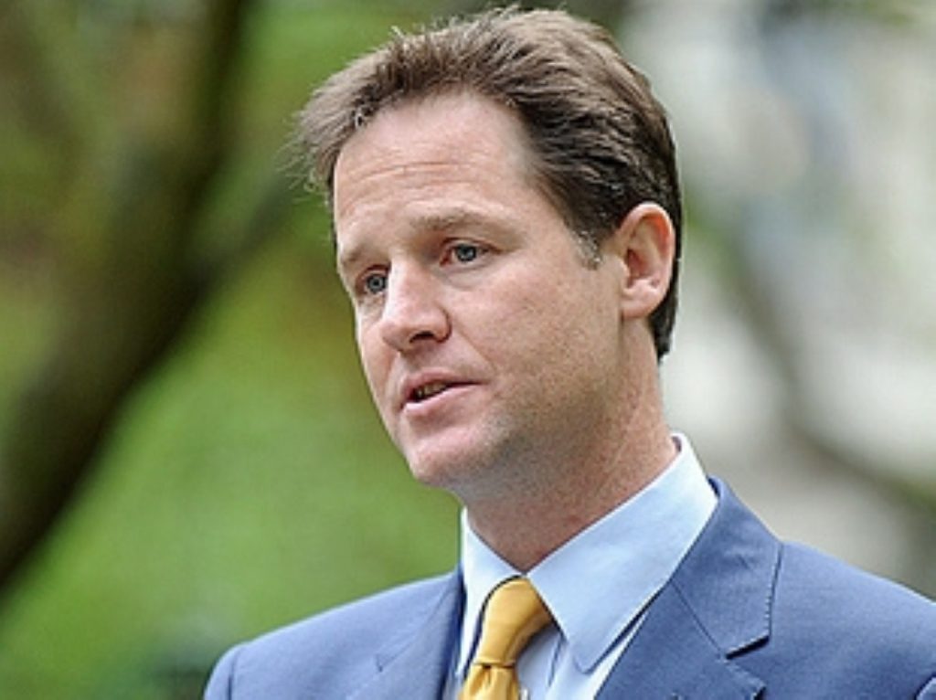 Nick Clegg intervenes in welfare reform debate