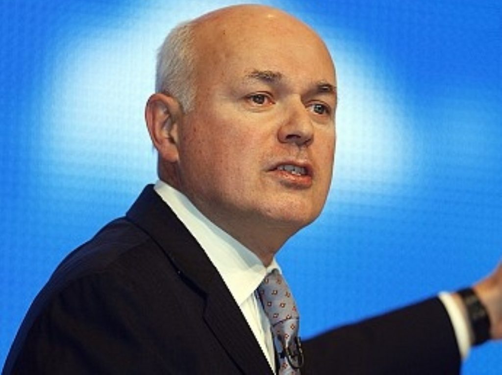 Iain Duncan Smith's `conversations` with the Treasury continue