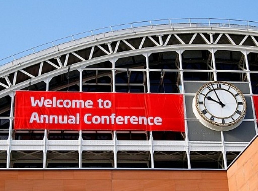 Labour conference: Not always easy to get in.