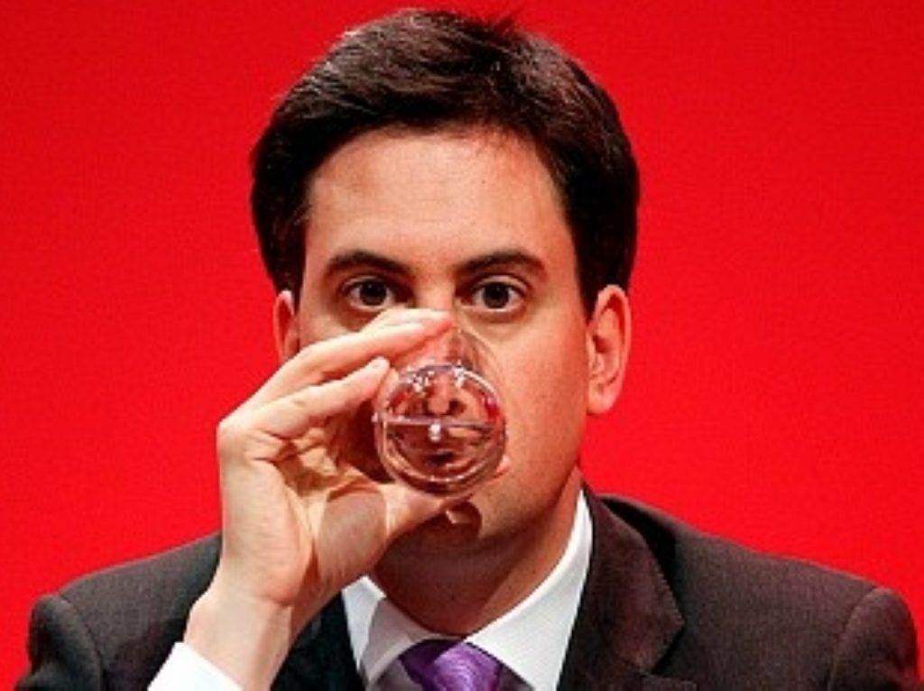 Nervous? Ed Miliband could still profit from a robust economic performance so early in the electoral cycle