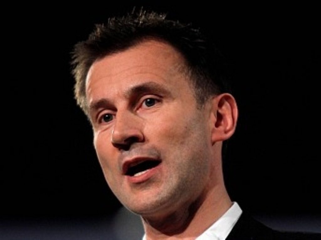 Hunt was a controversial choice for health secretary