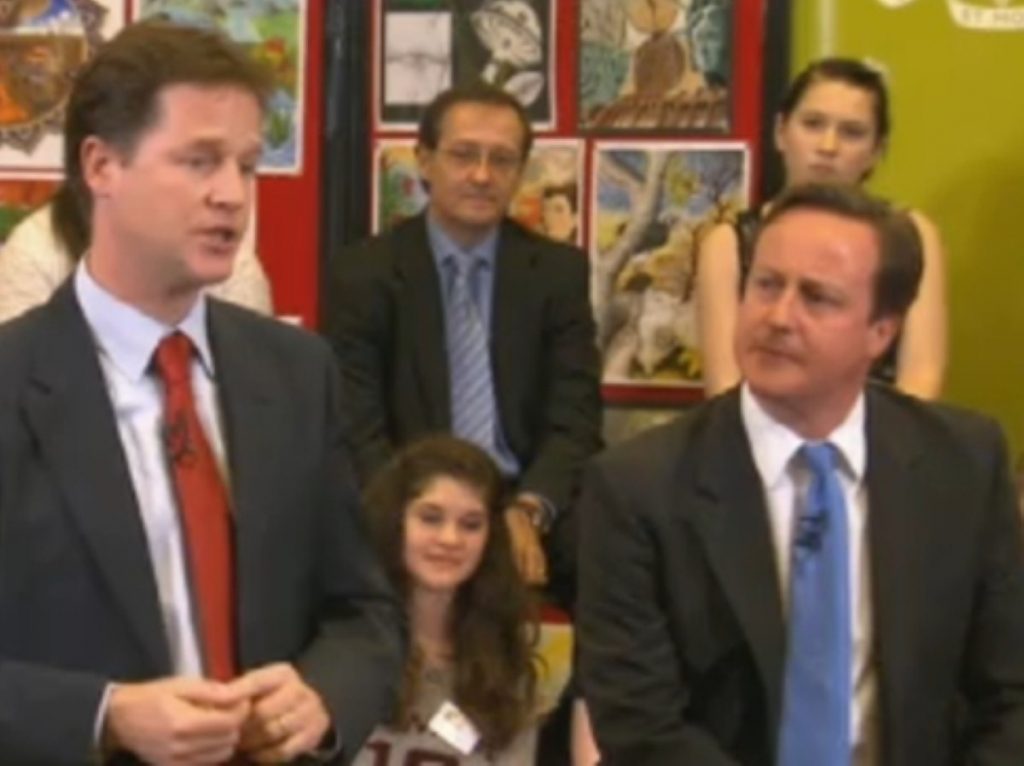 Clegg and Cameron rarely make joint public appearances