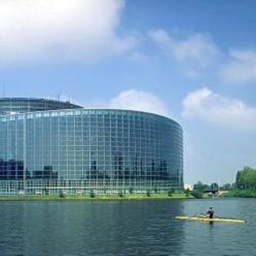 The European parliament building
