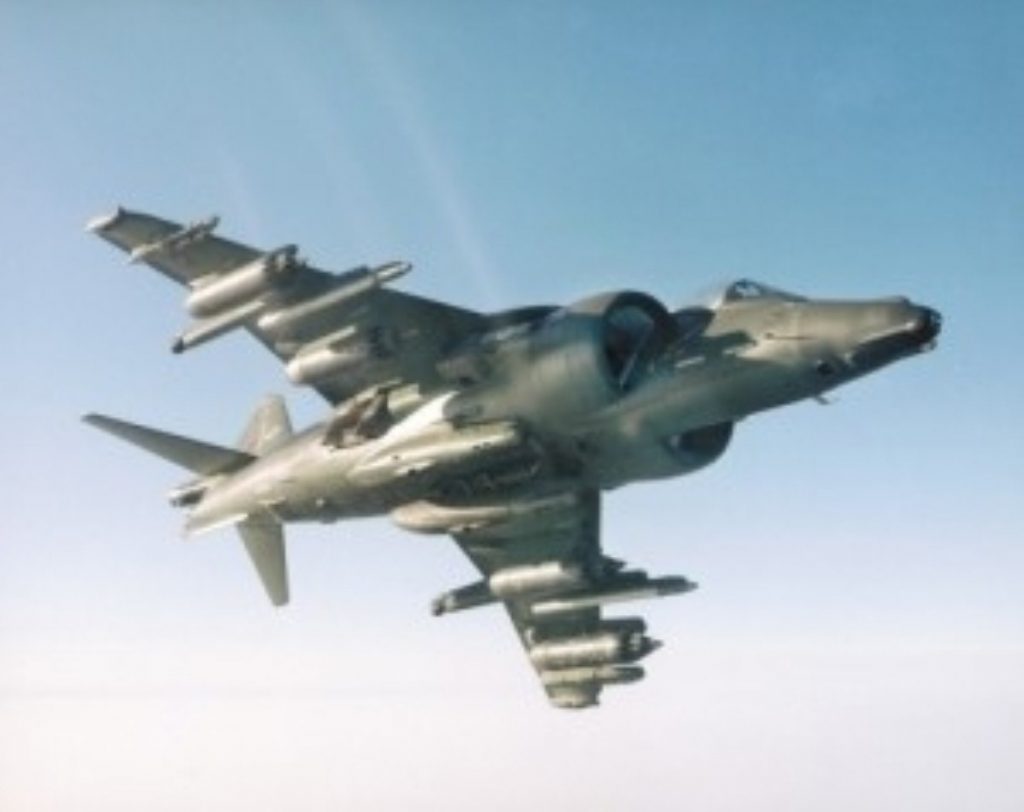 US F18 killed British marine