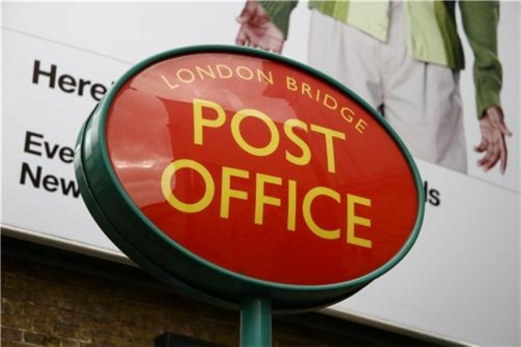 Alistair Darling to announce post office closures