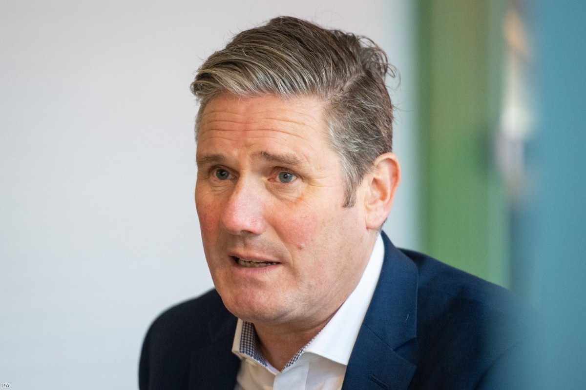 Keir Starmer declares that he has picked Labour up off the canvas