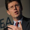 Greg Clark MP speaking at the Confederation of British Industry's Climate Change Summit 2008 at The Royal Lancaster Hotel, London