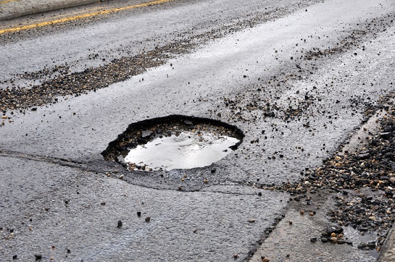 potholes