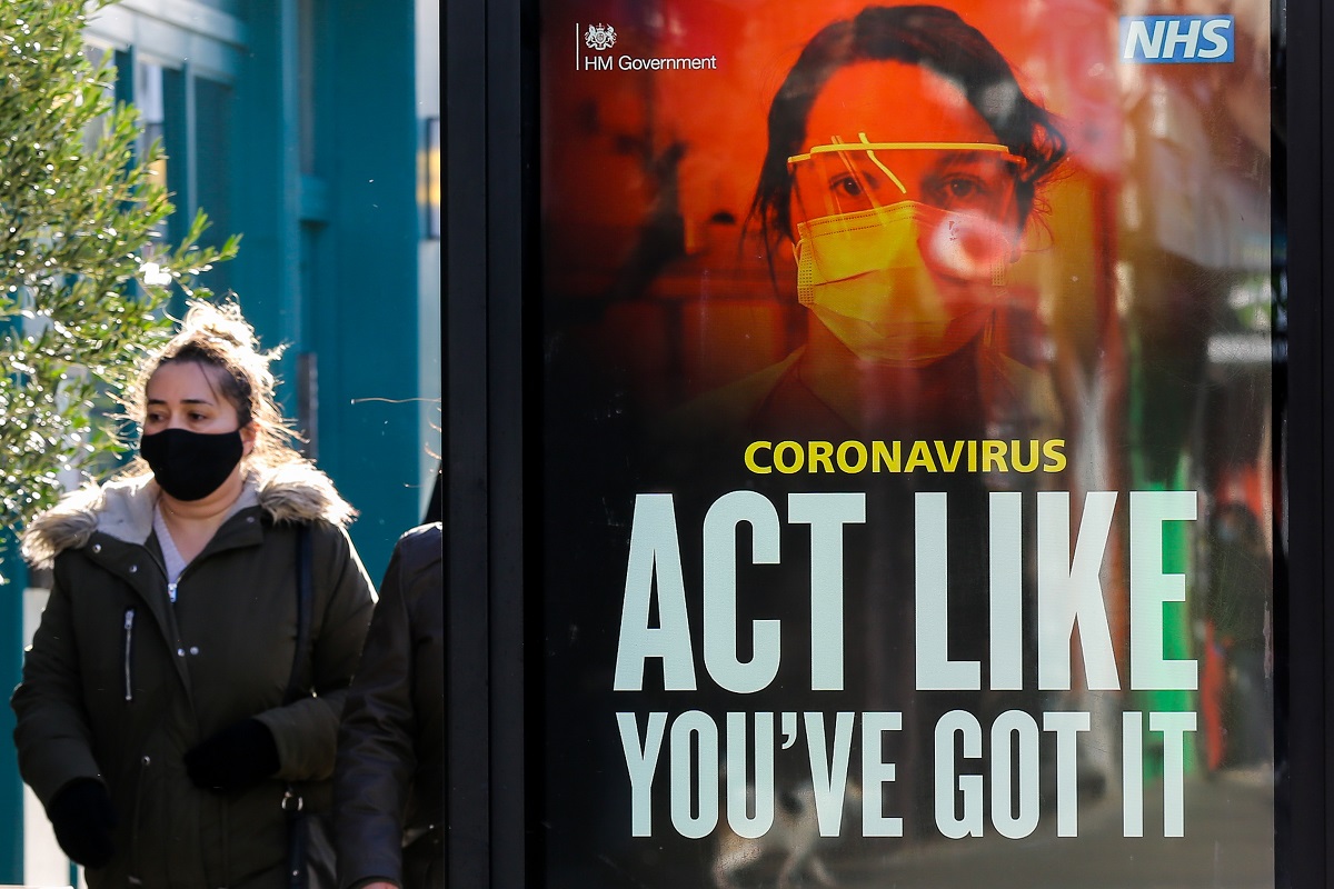 Coronavirus campaign adverts in London, UK - 22 Jan 2021