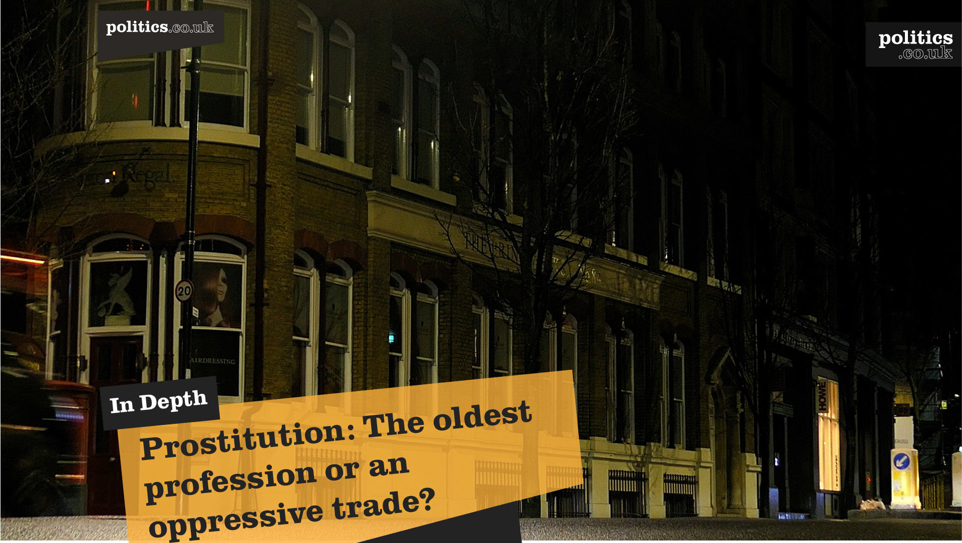 Prostitution: The oldest profession or an oppressive trade? - Politics