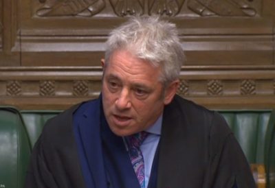 Panel says John Bercow should have parliamentary pass revoked for 'serial bullying'