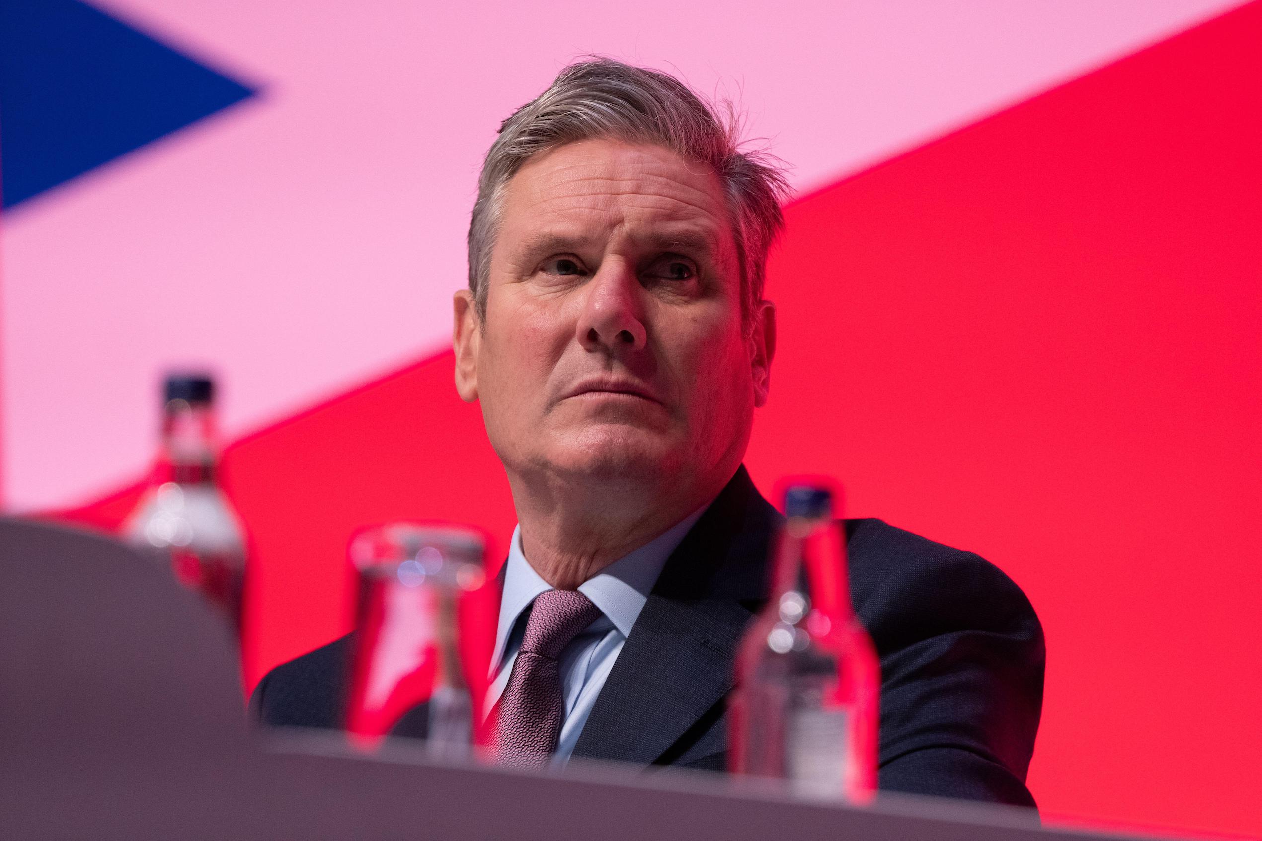 Keir Starmer at Labour Party conference.