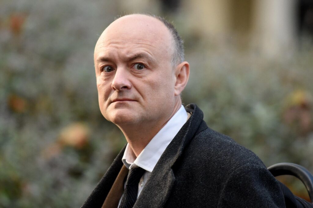 Dominic Cummings arrives at the Covid inquiry